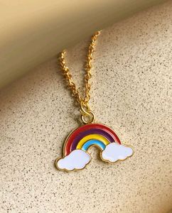 Rainbow Charm Necklace
