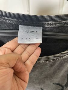 Charcoal Denim Top