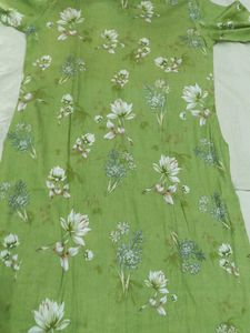 Vibrant Floral Print Kurta