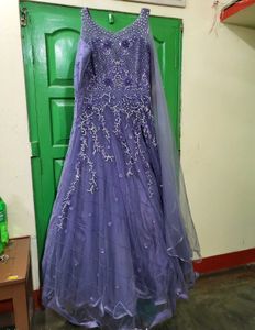 New Embellished Designer Gown Excellent Condition❤