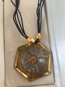 Unique Geometric  panchdhatu  Set
