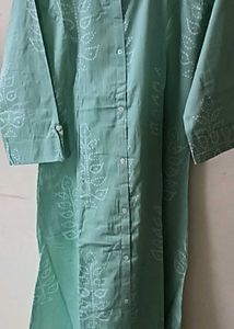 Elegant Mint Green Kurta Set with Palazzo