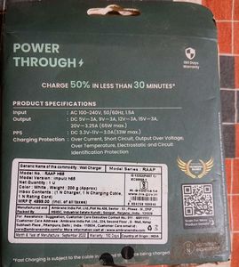 Ambrane 65W Boosted Speed Wall Charger