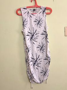 Stylish Sleeveless Tie-Dye Dress