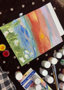 Handmade Abstract Landscape Painting