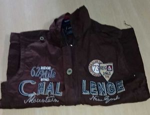 boys Brown Challenge Graphic Vest