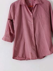 Pink Cotton Shirt