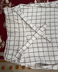 Chic Grid Pattern Ethnic Skirt