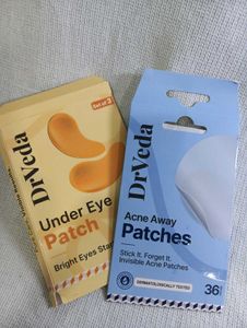 Dr Veda under eye patches and acne patche
