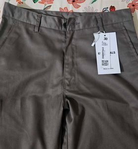 Grey Casual Pants