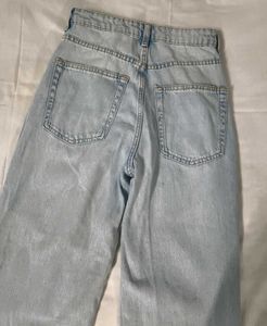 Wide leg light blue denim (Brand New)