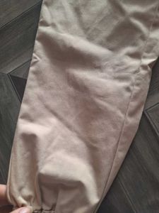 Khaki Joggers with Smiley Face