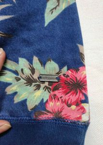 Floral Print Hoodie