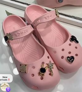 Cute Pink Crocs Shoes