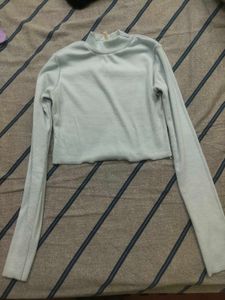 Light Blue Long Sleeve Top
