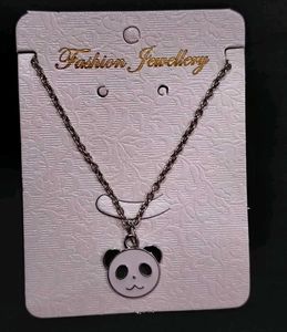 Panda Necklace and Earring Set