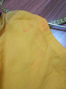 Vibrant Yellow Embroidered Kurta set(3 piece )