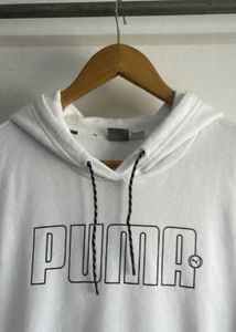 Puma White Hoodie