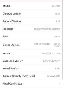 OPPO A3s