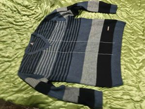 Striped Knit Sweater duke brand