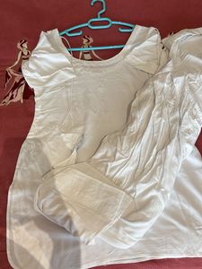 Vibrant Cotton silk kurta patiyala suit