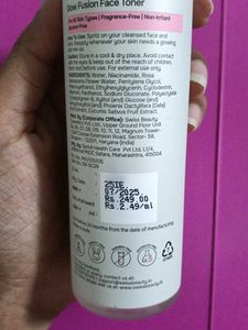 Swiss Beauty Glow Fusion Toner