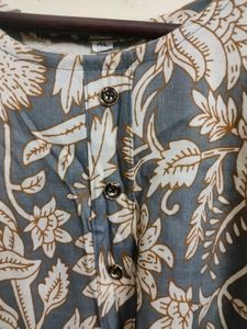 Two Elegant Floral Print Kurtas