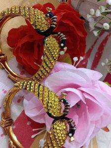 Exquisite Peacock Design Bangles