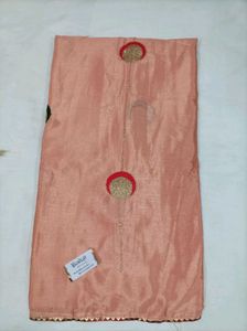 Elegant Peach Silk Saree