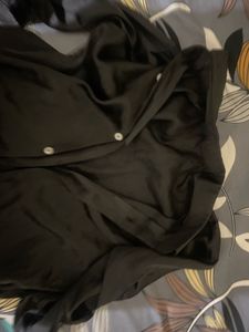 Elegant Black Silk Blend shirt