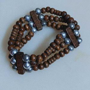 Tri layered Brown Bracelet