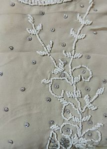 Embroidered Kaftan Kurta with Tassel Trim