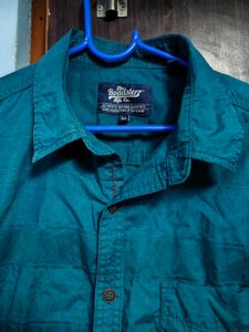 Men's Teal Blue Casual Shirt