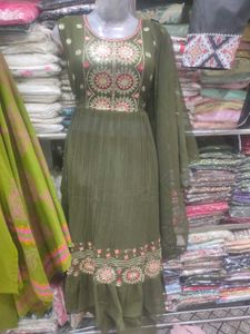 Purple Kurta Set with Embellishments
