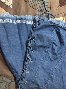 Stylish Denim Corset dress