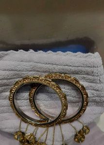Golden 2 Bangles Set