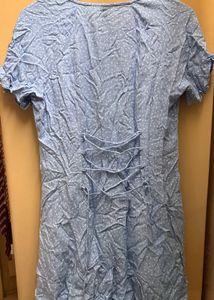 Light Blue Polka Dot Dress
