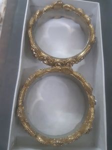 Golden Stone Bangles