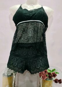 Black Lace Bralette set