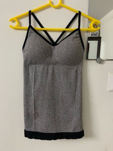 Grey Compression Camisole Top