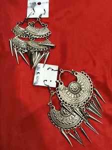 Assorted Earrings - Silver Tone
