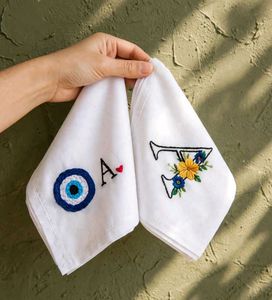 Embroidered Handkerchief Set of 2