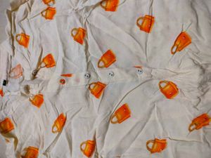 Vintage Orange Purse Print Shirt