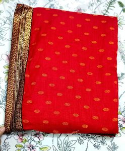 NEW RED SAREE