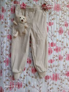 Adorable Teddy Bear Corduroy Pants