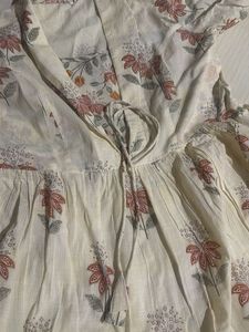 Floral Print Cotton Kurta