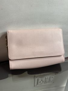 Michael Kors Pink Textured Clutch
