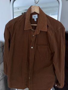 H&M Brown Corduroy Shirt