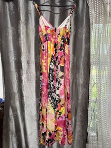 Vibrant Floral Maxi Dress