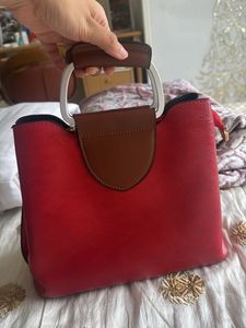 Stylish Red Handbag